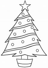 Tree Christmas Coloring Drawing Kids Simple Outline Pages Easy Trees Printable Sheet Sheets Draw Inspirationseek Drawings Xmas Colour Print Clip sketch template