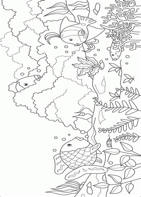 rainbow fish coloring pages coloringpagesabccom