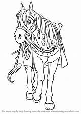 Horse Medea Princess Step Quest Dragon Viii Draw Drawing Drawingtutorials101 Previous Next sketch template