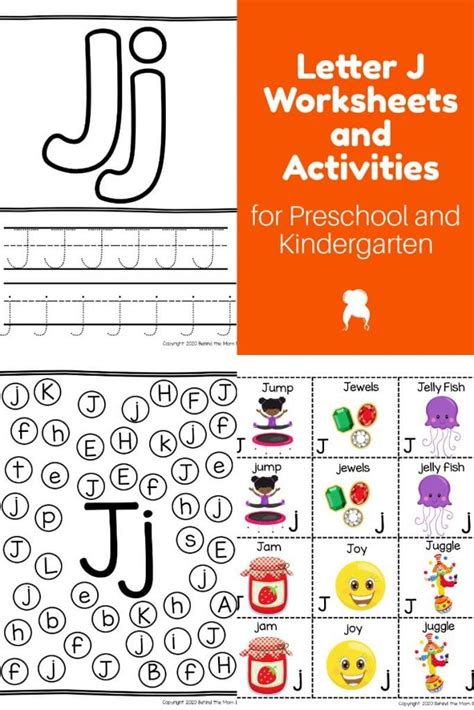 Letter J Worksheets For Preschool