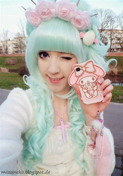 Sparkling Neko World~♥ Pastel Goth Mermaid Cute Can Kill