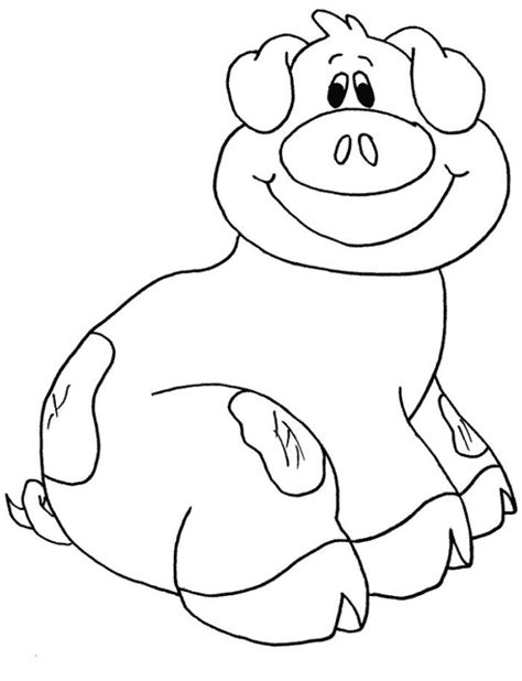 pig coloring page preschool pig cartoon coloring pages pig coloring