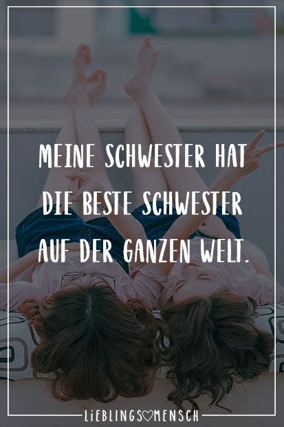 meine schwester hat die beste schwester auf der ganzen welt visual