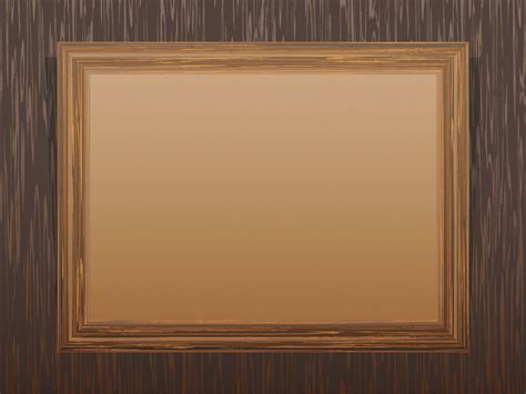 brown wooden frame powerpoint templates border frames brown
