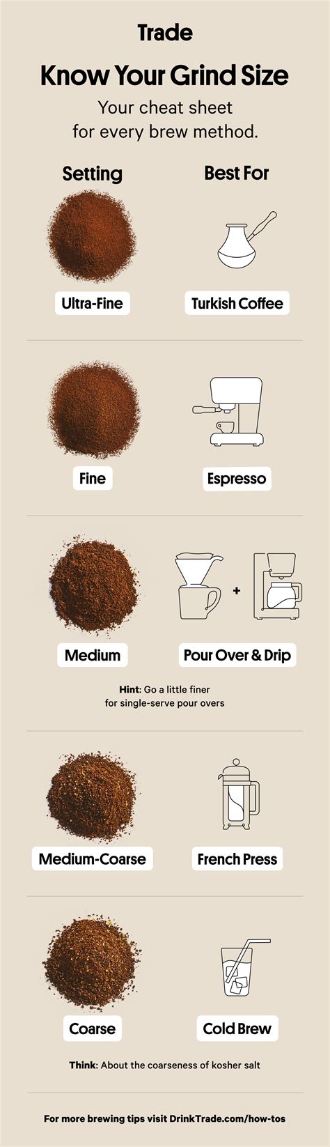 complete guide  coffee grind size  counter