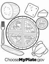 Myplate Sheets Healthy sketch template