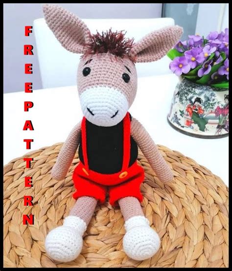amigurumi donkey crochet  pattern handmadecraft