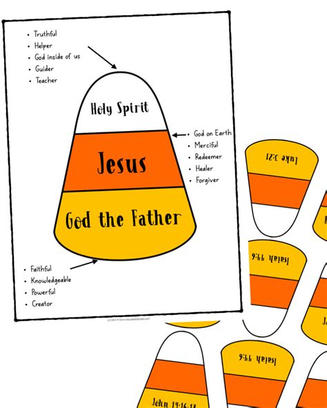 simple trinity object lesson  kids  candy corn beccas bible class