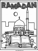 Coloring Ramadan Pages Kids Printable Activities Eid Arabicplayground Målarböcker Masjid Cards Colouring Color Mubarak Islam Sheets Crafts Book Decorations Printables sketch template