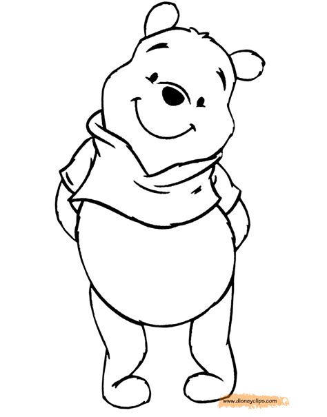 winnie  pooh coloring pages  disneyclipscom