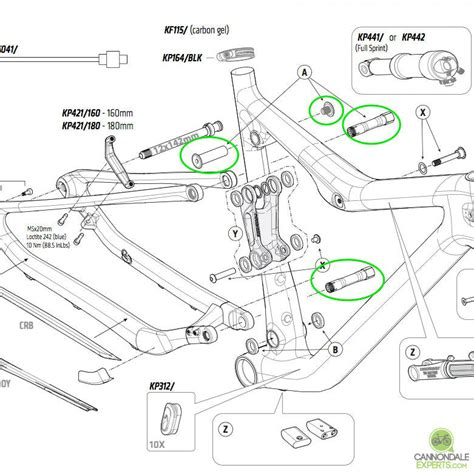 cannondale scalpel  shock link hardware kit kp cannondaleexpertscom