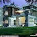 contemporary mix modern home designs kerala home design  floor plans