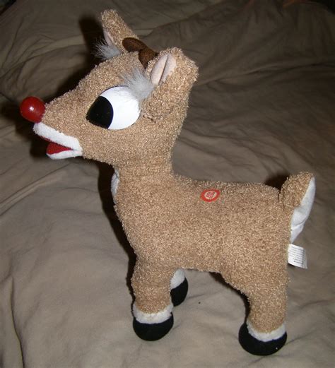 singing coyne rudolph the red nosed reindeer anamatronic christmas toy