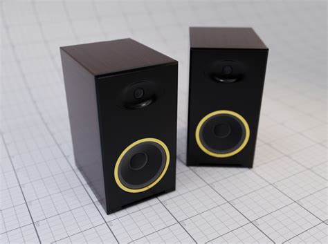 speaker box blender model turbosquid