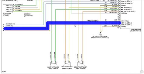 dodge charger wiring diagrams subwoofer system