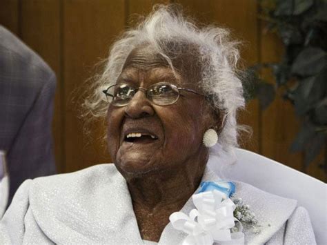 the oldest woman in the world has four rashers of bacon