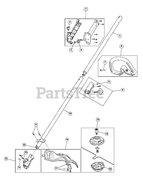 cub cadet ss  adzc cub cadet string trimmer  general assembly parts lookup