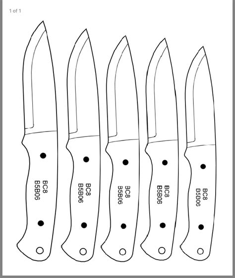 printable knife sheath patterns