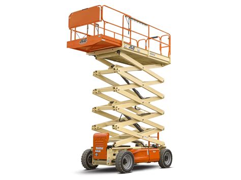 jlg large electric scissor lift le baumaworld