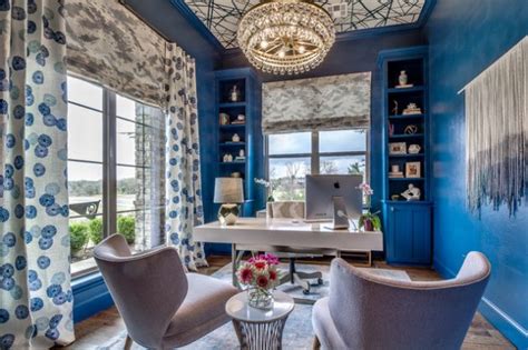 blue home office designs   catch  eye