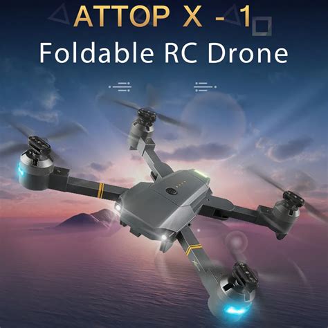 attop xt  mini foldable rc drone wifi fpv camera drone altitude hold headless mode  degree