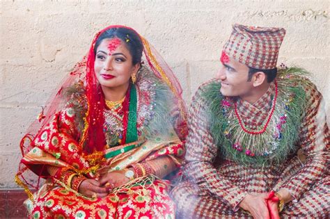nepali bride and groom in wedding hindu wedding editorial photography