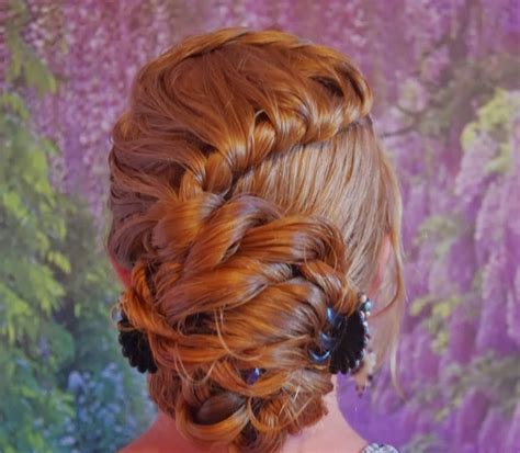 Braids And Hairstyles For Super Long Hair Rope Braid Updo