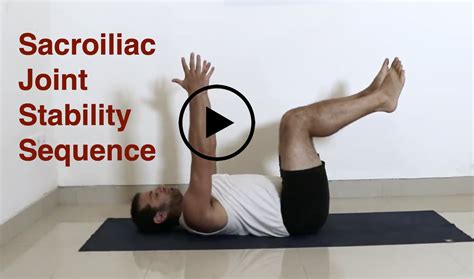 sacroiliac joint sequence applied yoga integration