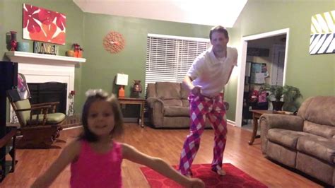 while mom is away father and daughter make an epic dance video