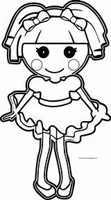 Coloring Lalaloopsy Wecoloringpage Pages sketch template