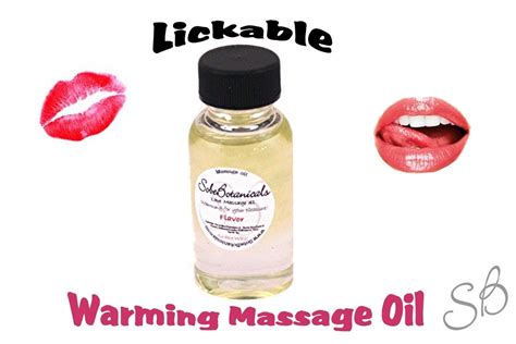 edible warming lickable massage oil 1 oz 250 flavors pink