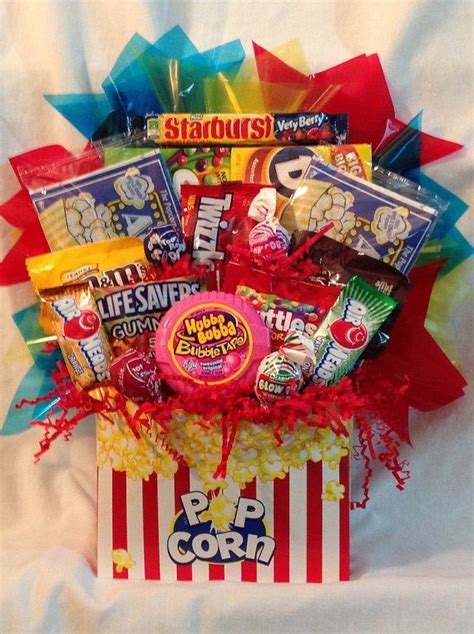 night gift basket  sendcandyflowers  etsy