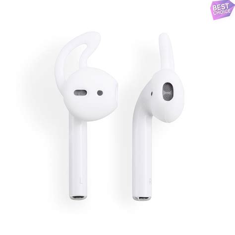 pair silicone ear hooks skin cover holder  apple airpods airpod headphones ebg