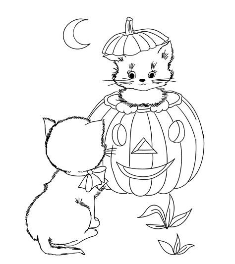 spooky cute  halloween coloring pages printable