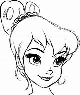 Coloring Pages Girl Pixie Face Sketch Pop Beauty Wecoloringpage Printable Tinkerbell Getcolorings Pixies Drawings Color sketch template