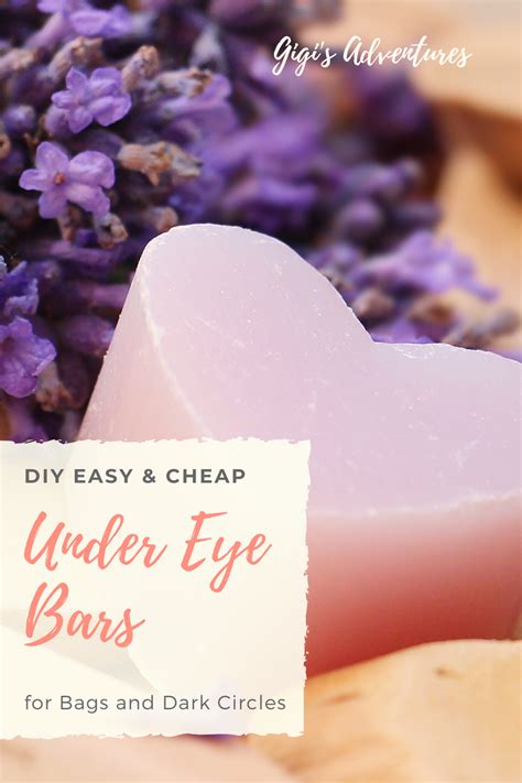 diy  ingredients super easy  eye bars  dark circles bags
