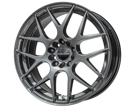 velox apex black metallic wheel   mm