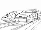 Train Coloring Pages Freight Station Speed High Trains Getdrawings Getcolorings sketch template