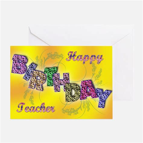 happy birthday teacher greeting cards card ideas sayings designs