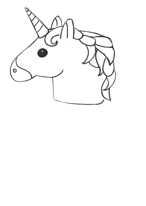 emoji unicorn coloring