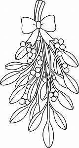 Mistletoe Coloring Pages Christmas Line Drawing Clip Clipart Kids Outline Printable Bestcoloringpagesforkids Holly Colorare Da Choose Board Sweetclipart Getdrawings sketch template
