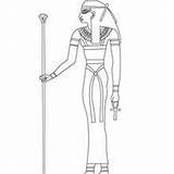 Coloring Egypt Pages Egyptian Ancient Isis God Goddess Gods Printable Goddesses Print Color Hellokids Sheets Horus Pharaoh Ra Kids Countries sketch template