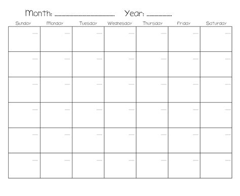 customizable monthly calendar template monthly calendar template
