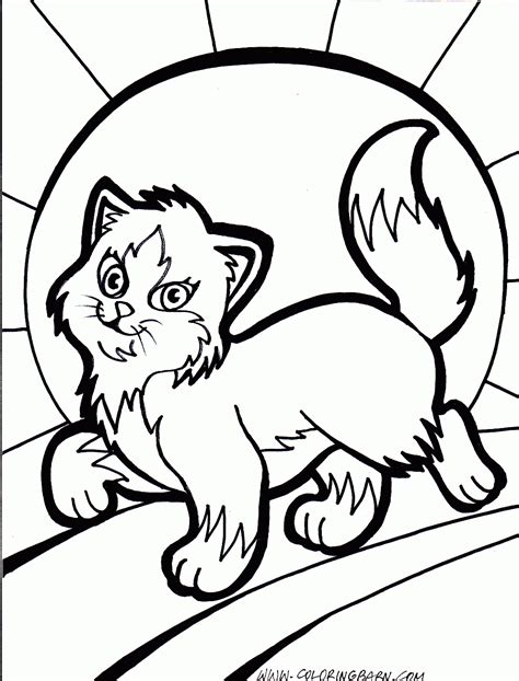 coloring pages  kids cat coloring pages  kids