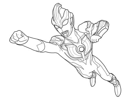 ultraman orb coloring page  printable coloring pages  kids