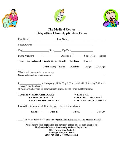 printable child medical consent form page    edit
