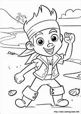 Jake Pirates Coloring Pages Neverland Printable Everfreecoloring sketch template
