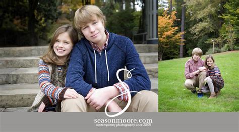 durham teen portraits beautiful brother and sister season moore photography