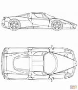 Macchine F50 Lamborghini sketch template