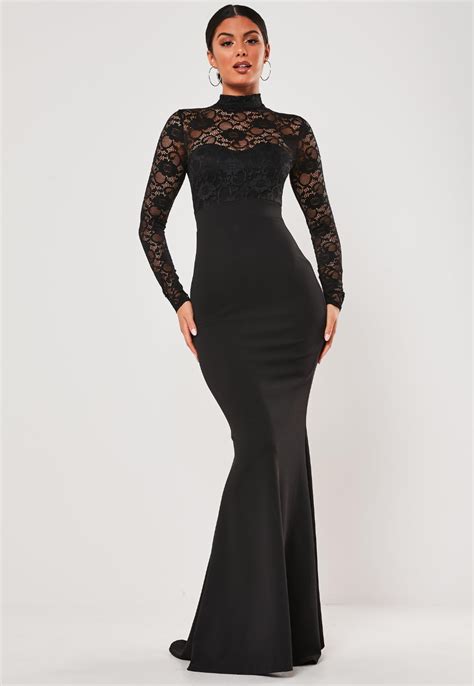 black lace long sleeve maxi dress missguided maxi lace skirt maxi dress evening popular